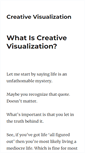 Mobile Screenshot of creative-visualization.com